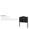 Flash Furniture Cambridge Headboard, Twin Size, Black Fbrc HG-HB1708-T-BK-GG - alternate 6